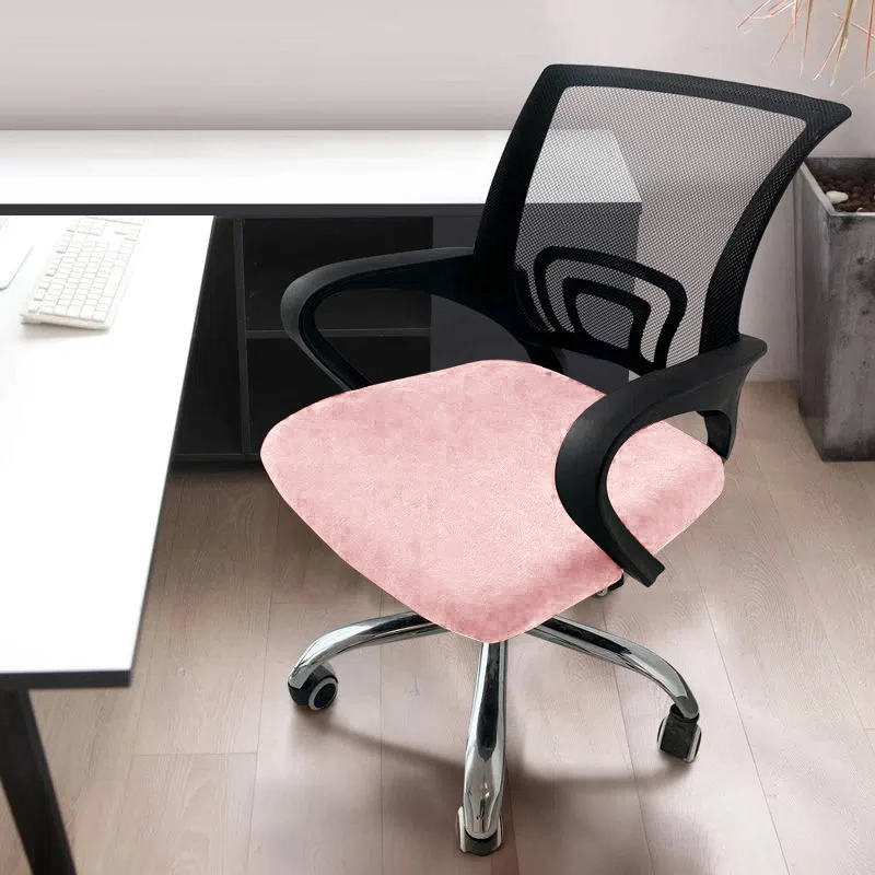1Pc velvet office chair cover computer swivel seat cover modern elastic chair slip washable slipcovers removable dust office chair
