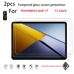 Premium Tempered Glass Screen Protector Set - 2 Pack (Poco pad X1 11.2)