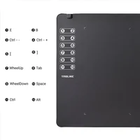 T1161 Graphics Tablet for Drawing, Ultra-thin Art Sketch Digital Pad with Battery-free Stylus 8 Pen Nibs 8192 Levels Pressure 5
