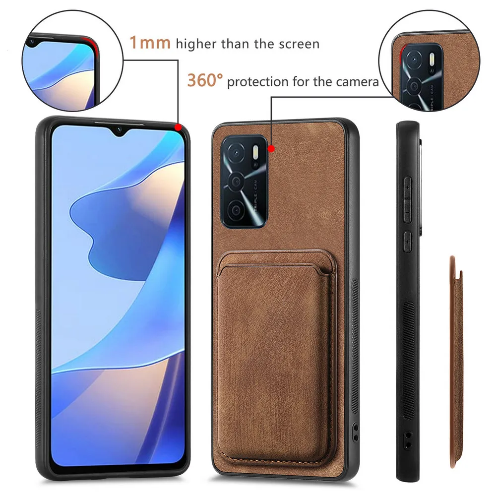 Premium 2-in-1 Removable Magsafe Leather Back Cover Case