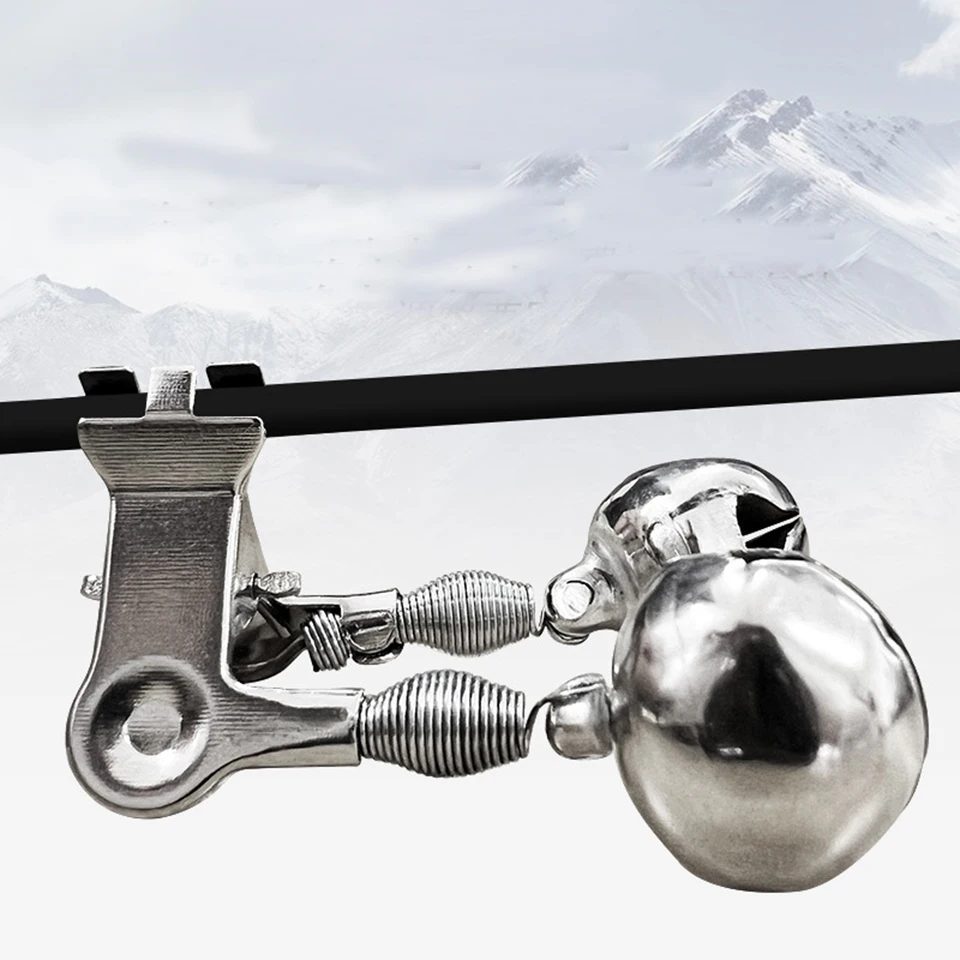 

5pcs Fishing Bite Alarms Fishing Rod Bell Rod Clamp Tip Clip Bells Ring Fishing Accessory Outdoor Bells Ring Clip Fishing Bell