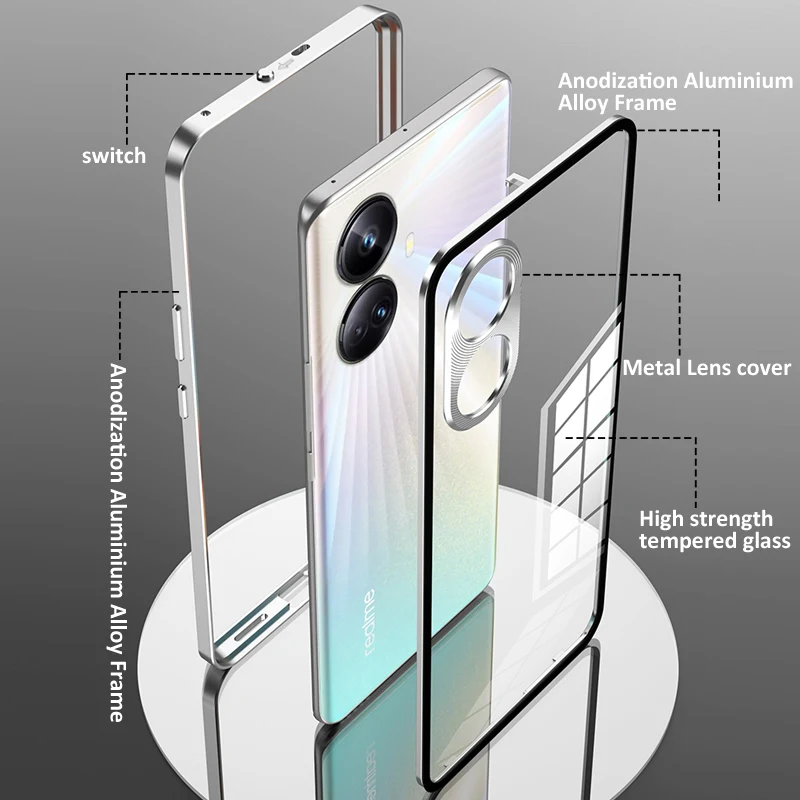 ˷̴ ձ ݼ    ȭ  ĸ Ŀ, Realme 10 Pro + 10 Pro Plus ī޶  ȣ ̽,  ̽