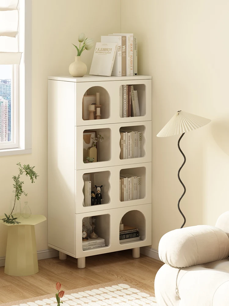 *Children's small bookcase floor storage cabinet bookcase