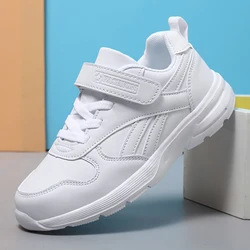 Boys Sneakers White School Running Sports Tennis Shoes for Children Casual Leather Daily Kids Shoes Boy Girl Free Shipping