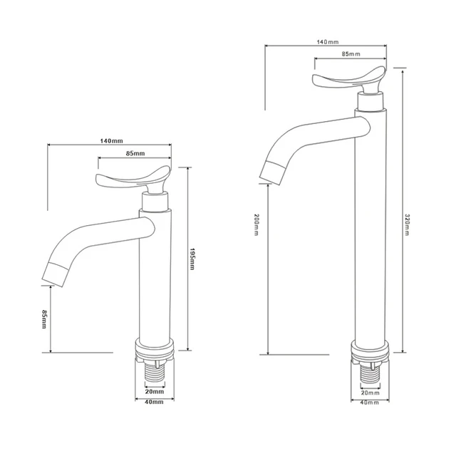 Upgrade your bathroom with Bathroom Basin Faucets Single Cold Water Sink Faucets