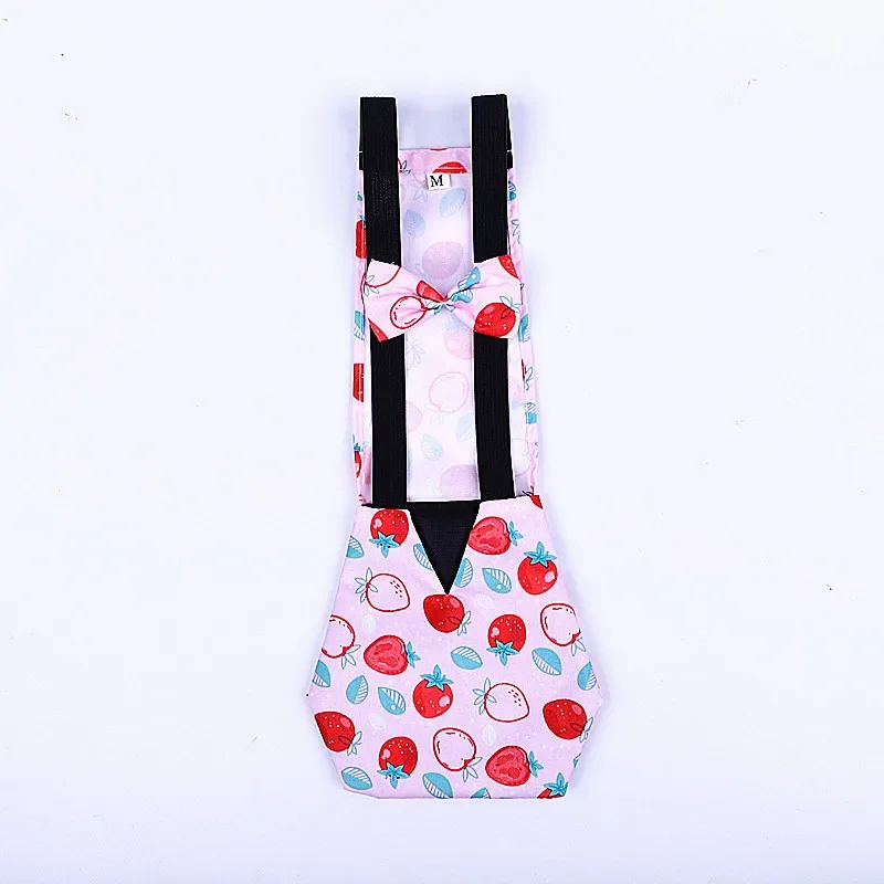 Pet Supplies Duck Diapers Goose Flight Suits Cute Chicken Physiological Pants Washable Nappy With Elastic Band Bowknot Design poultry cloth diapers