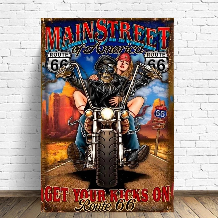Diamond Painting Vintage Route 66 Cafe American Diamond Painting Cars And Motorcycle Street Landscape Embroidery Cross Stitch Wall Art Decor