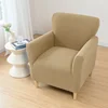Stretch Club Chair Sofa Cover Polar Fleece Relax Armchair Slipcovers Single Seater Elastic Sofa Covers for Living Room Bar 3