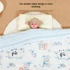 Super-Soft Kids Blanket Silky Micro Baby Blankets for Girlswith Print Animal Pattern and Soothing Raised Dots, 2