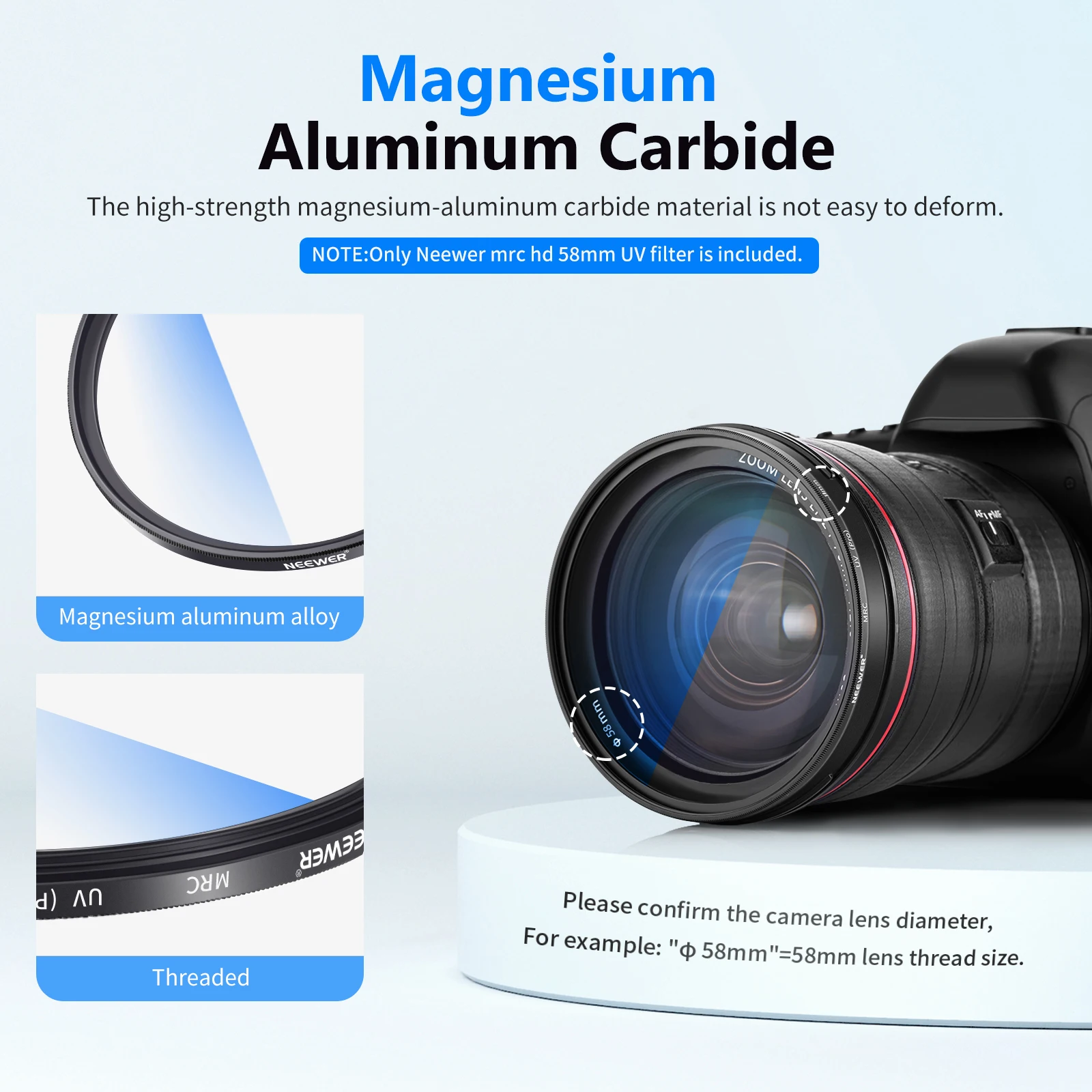 UV Filter Protection, High Definition/30 Layers of Multi-Layer Nano Coating Ultr
