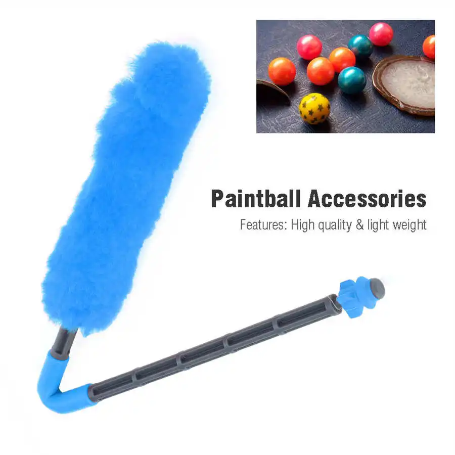 Gun cleaning brush Paintball Barrel Hunting Cleaning Tool 17.3mm Cord Wool Single Swab Squeegee er Paintball Squeegee Gun Cleaning Accessories
