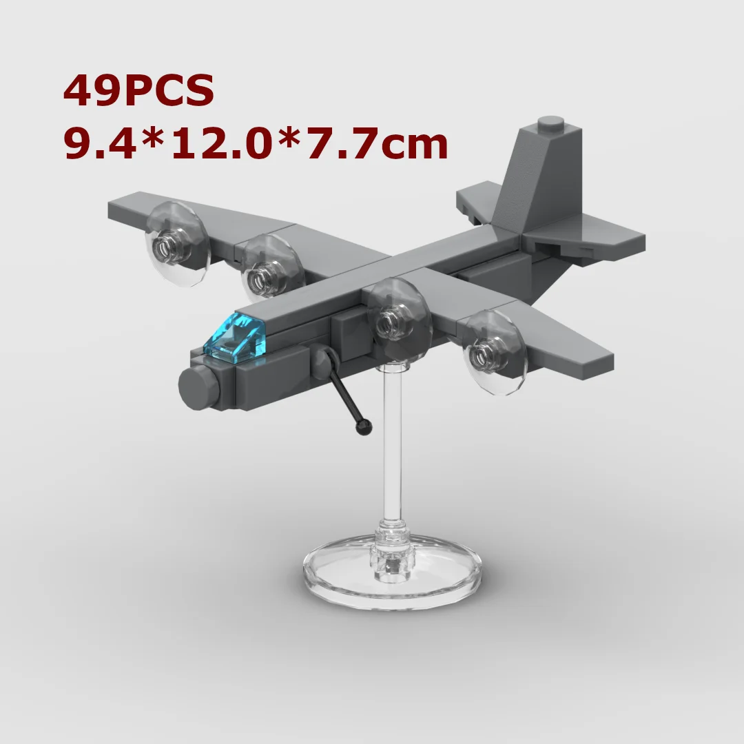 AC-130 Air Gunship US Airforce Military Airplane Toy DIY Bricks Assemble Plane Birthday Present Building Block MOC Parts Kit