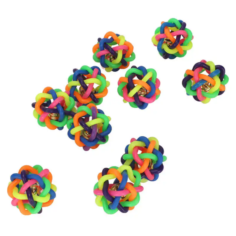 

Rubber Round Bell Ball Attractive Pet Wobbly Rubber Ball for Dogs