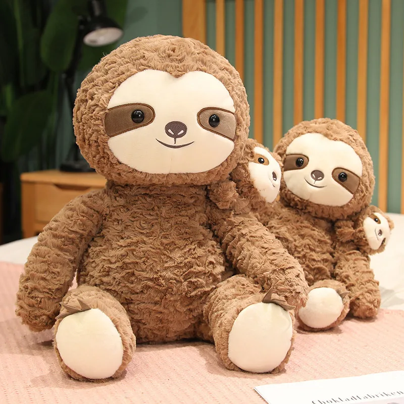 

Mother-child Sloth Doll Parent-child Plush Toy Pillow Doll Girl Gift Birthday Gift for Boys and Girls