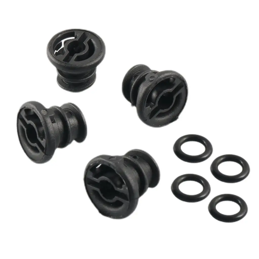 2x4x Oil Pan Oil Drain Screw 06L103801 with 4Pcs Gasket O Rings Sump Plug for A3