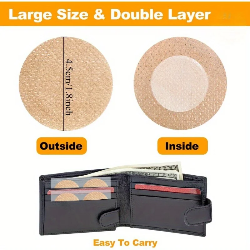 40pcs Men's Nipple Covers for Running, Mesh Fabric Chest Protection Patches, Anti-Chafing, Breathable, Invisible Under Shirts