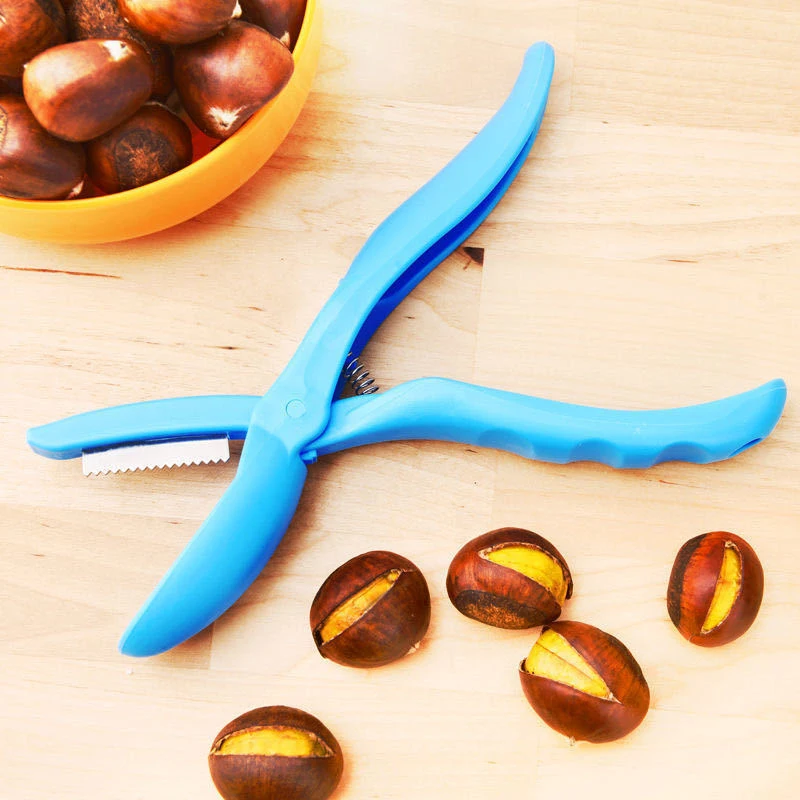 Stainless Steel Chestnut Clip Multifunctional Walnut Plier Metal Opening Clip Kitchen Gadgets