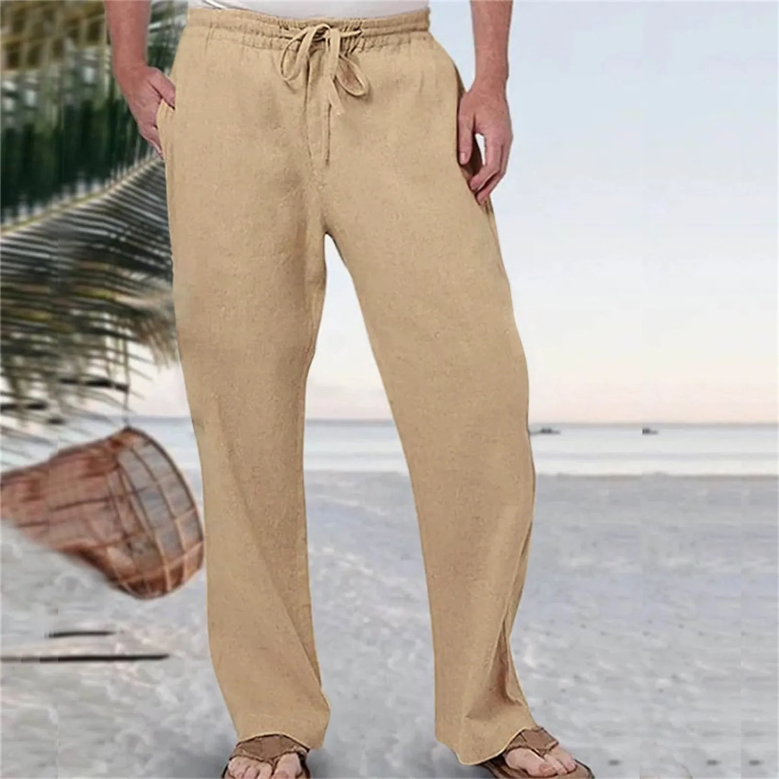 Groom's Linen Pants For Beach Weddings Island Importer, 51% OFF