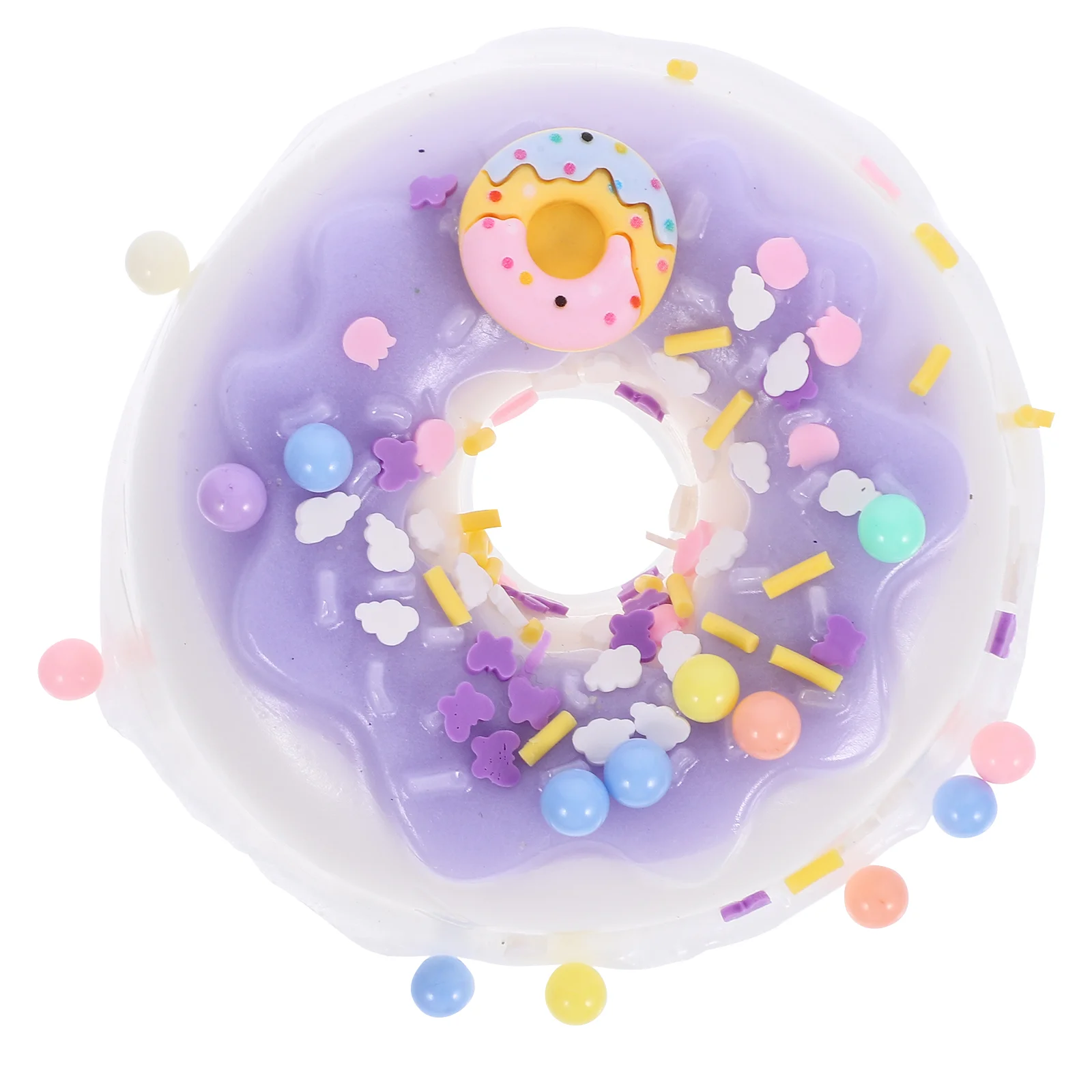 

Simulation Donut Model Faux Donut Ornament Squeeze Donut Toy Artificial Donut Decor