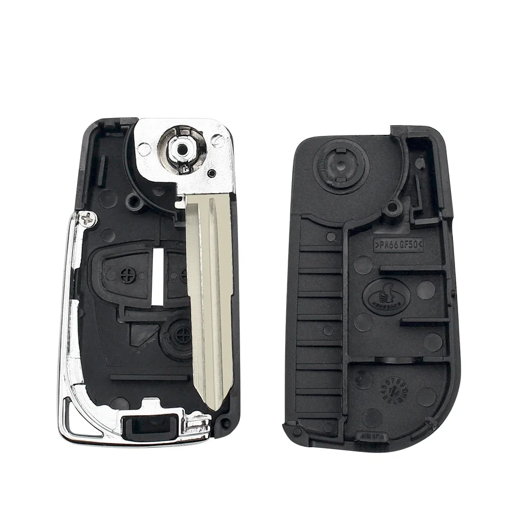 Key Case Car Key Shell Key Shell KEYYOU 2/3 Buttons Modified Flip Folding Remote Car Key Shell Case For MITSUBISHI Triton Pajero Outlander ASX Lancer MIT8 Lama