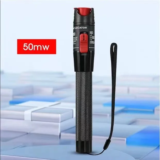 

100 шт., 50 км, Визуальный дефектоскоп SC/FC/STFiber, тестер оптического кабеля, диапазон 50 мВт, красная лазерная фоторучка VFL