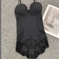 Naisstoo femmes Shapewear Body pour contrôle du ventre sans couture corps Shaper string combinaison soutiens-gorge 3