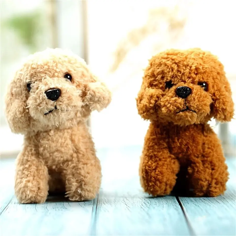 2 Llaveros De Perro De Peluche - Mini Juguetes De Felpa Para Mochila O Llaves