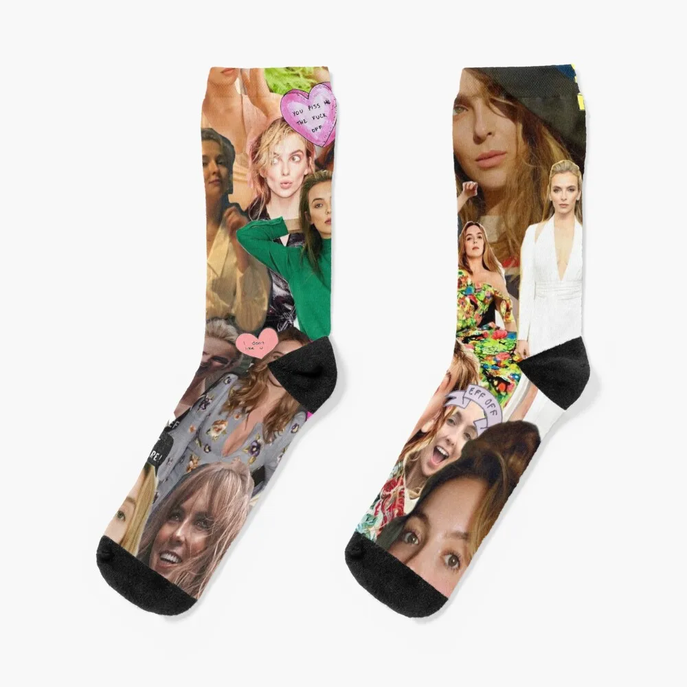 

Jodie blessed us Socks retro Non-slip Ladies Socks Men's