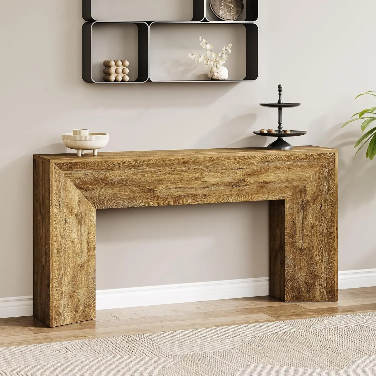 Extra Long Black Console Table 5