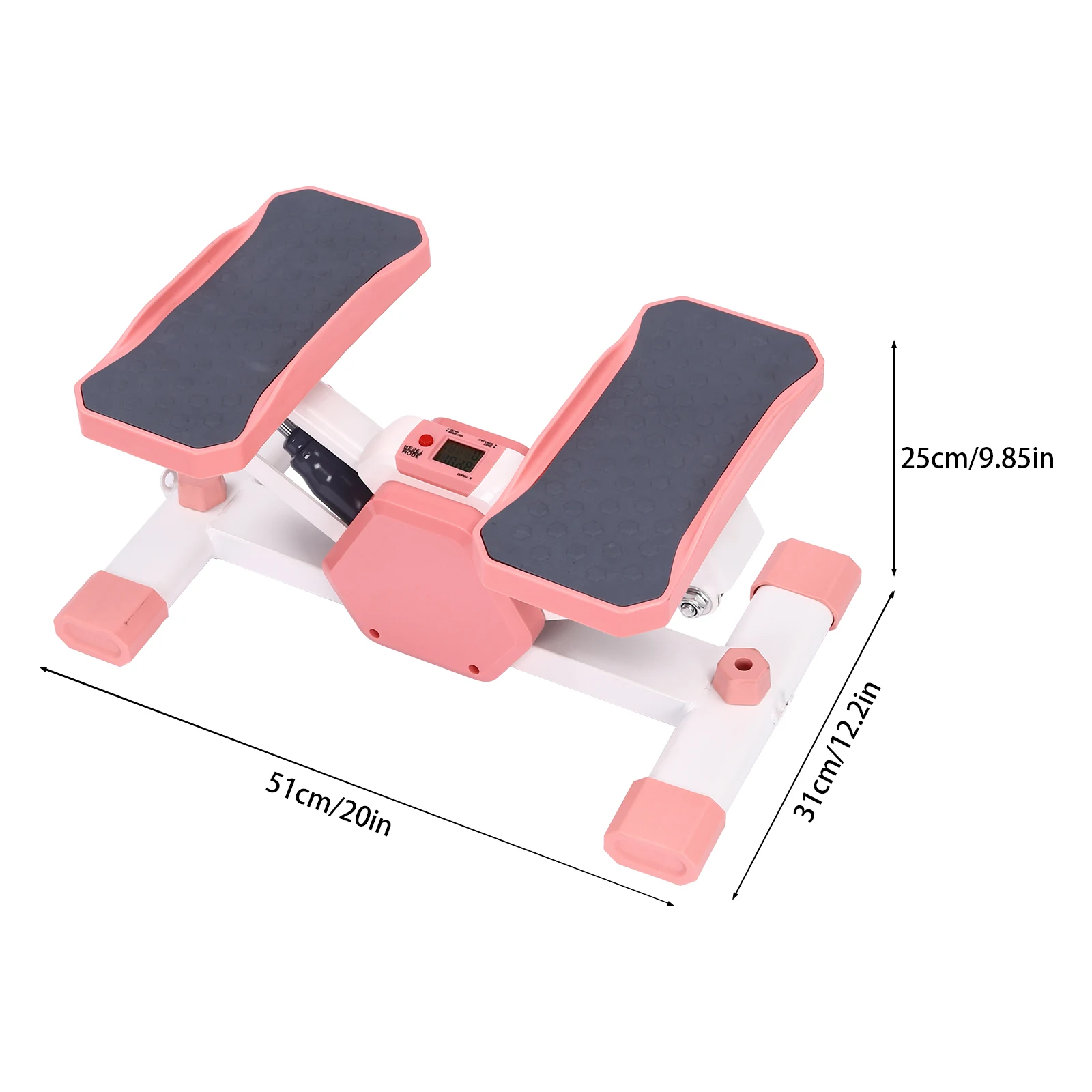 Multi-functional Mini Steppers Stair Twist Steppers at Home Portable Workout Equipment Space-saving Home With Resistance Band 2