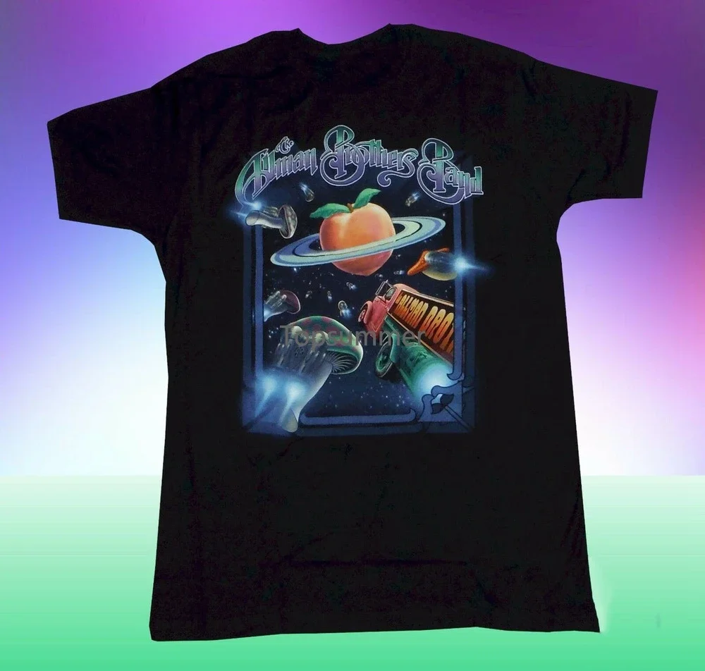 

New Allmans Brothers Band Retro Vintage T Shirt Black S-4Xl Cotton Nl1294