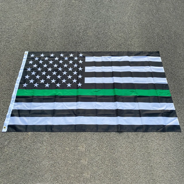 Thin Blue Line Flag, Flags Blue White