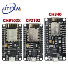 Moduł bezprzewodowy CH340 CH340G CP2102 CH9102X NodeMcu V3 V2 Lua WIFI Internet rzeczy pokładzie rozwoju dla ESP8266 Arduino tanie tanio AITEXM ROBOT CN (pochodzenie) Nowy module Wireless Module CH340 CH340G CP2102 CH9102X Development Board For ESP8266 Arduino