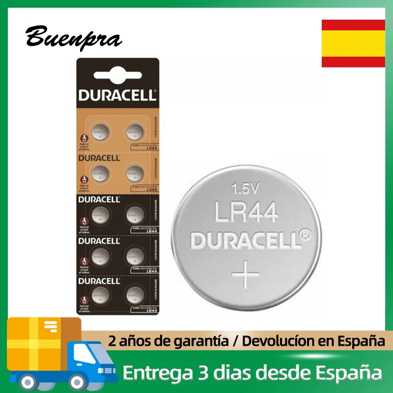 Vooruitgaan inval Korea Duracell 10 Button Batterijen Alkaline 1.5V Niet Oplaadbare Batterij Voor  Horloges Speelgoed En Auto alarmen LR44|Knoopcelbatterijen| - AliExpress