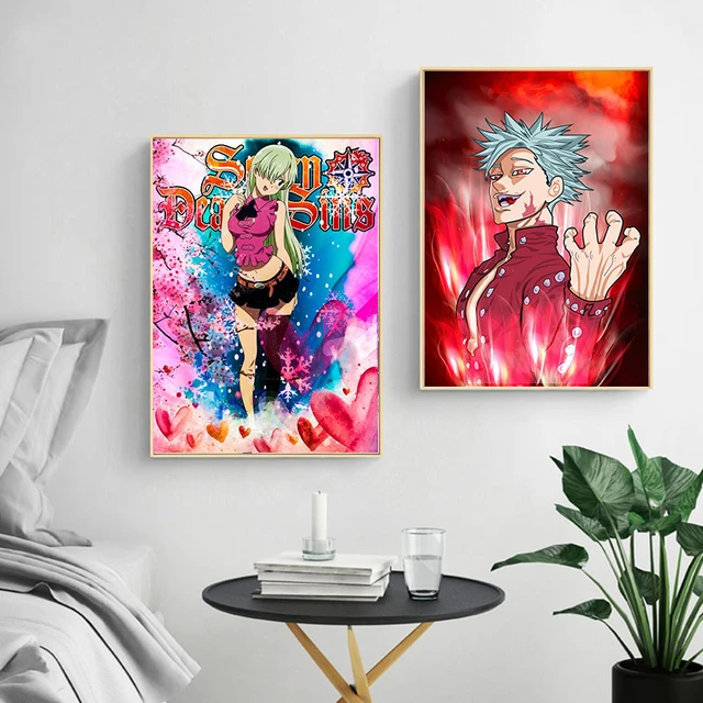  The Seven Deadly Sins - Manga Series Anime Poster and Prints  Unframed Wall Art Gifts Decor 16x25: Posters & Prints