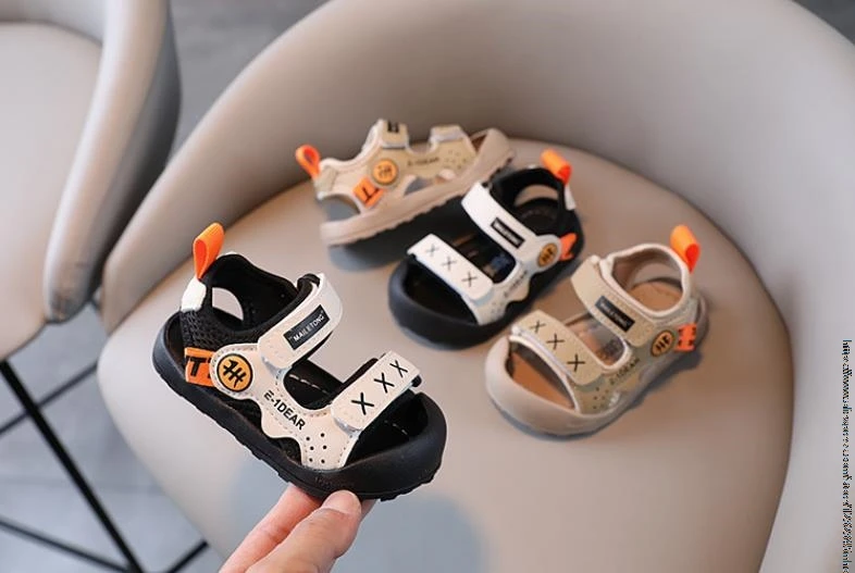 Summer Kids Sandals Baby Boys Shoes Girls Breathable Soft Sole Non-slip Rubber Boys Girls Sandals Toddler Children's Shoes