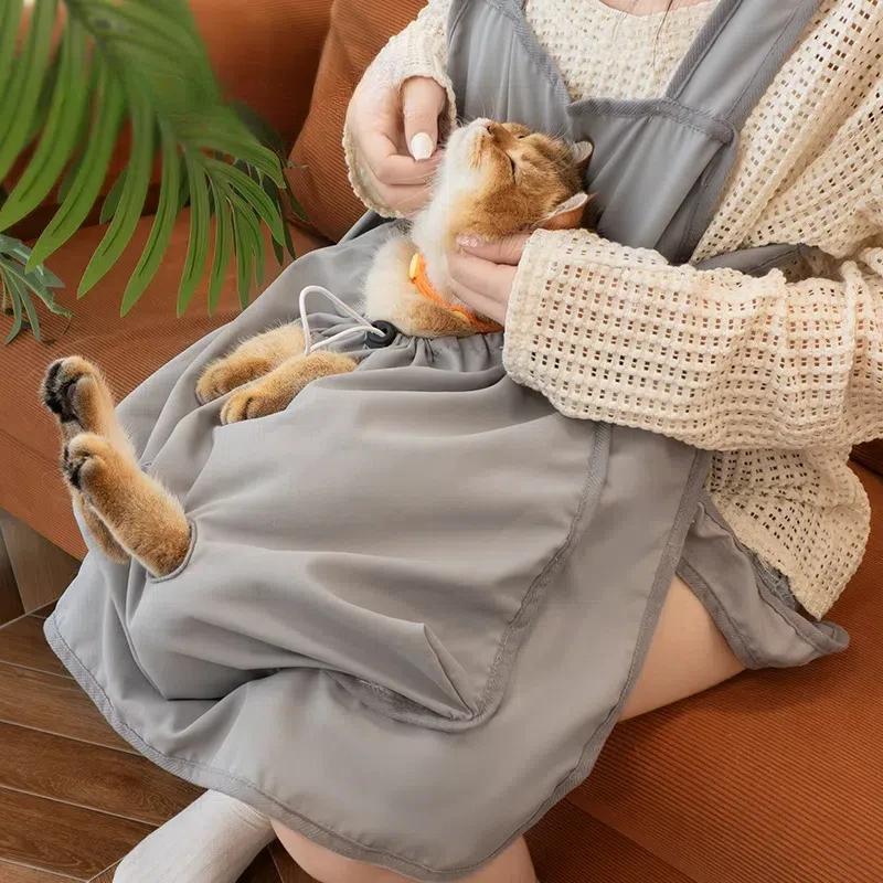 Cat Grooming Kit, Anti Adhesive Fur Apron, Pet Nail Cutting Tool, Portable Outdoor Bib