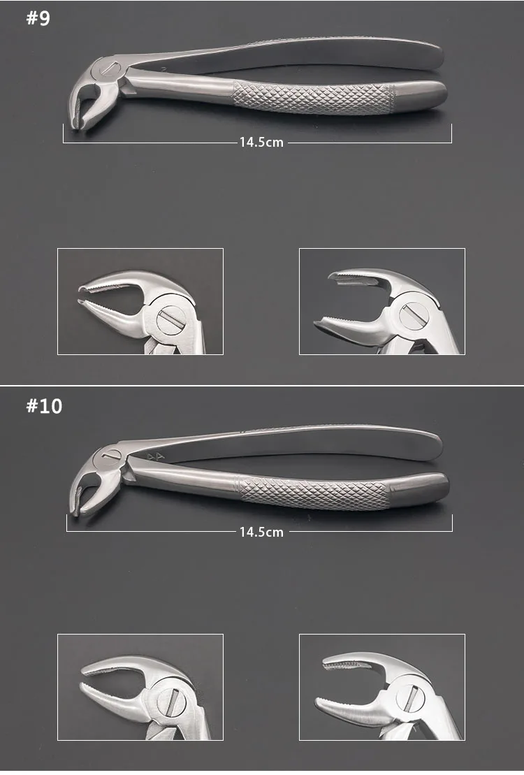 10pcs/set Adult Tooth Extracting Forceps ,7pcs/set Children Teeth Extraction Forcep Surgical Dental Tools Dentistry Instruments S2a3413a4b028415fbdcf879de699c960W