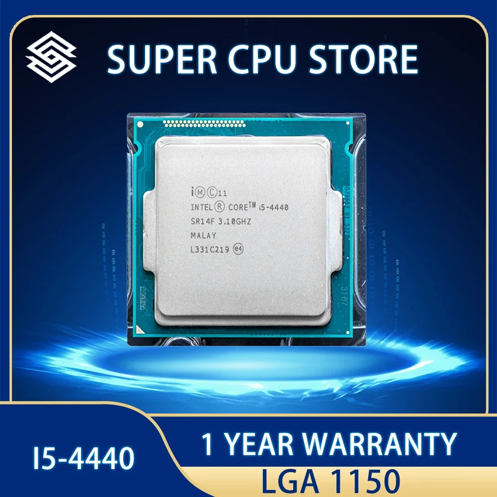 Processore Cpu Intel Core I5-4440 I5 4440 6M 84W 3.1 Ghz Quad-Core Lga 1150