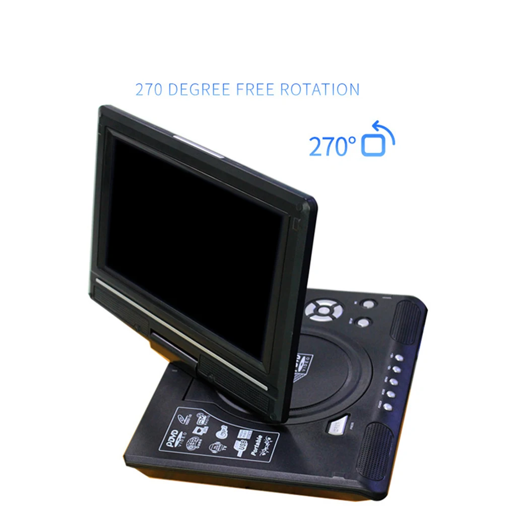 

9 8 Portable DVD Player HD Video Player AV Input Output Car Mini TV Playing Device AU Plug