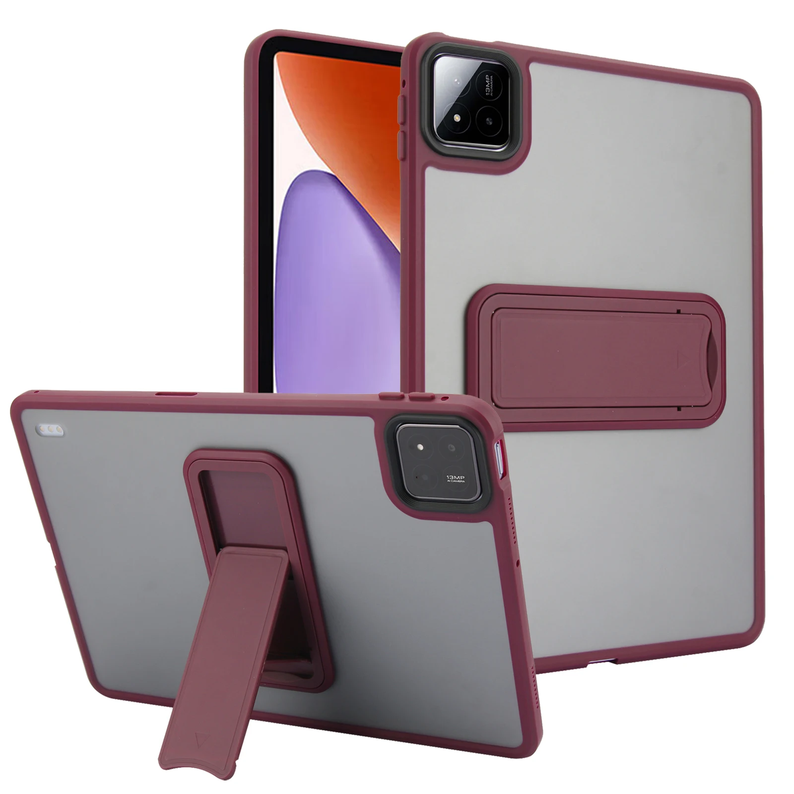 Versatile Protective Back Cover Case with Built-in Stand