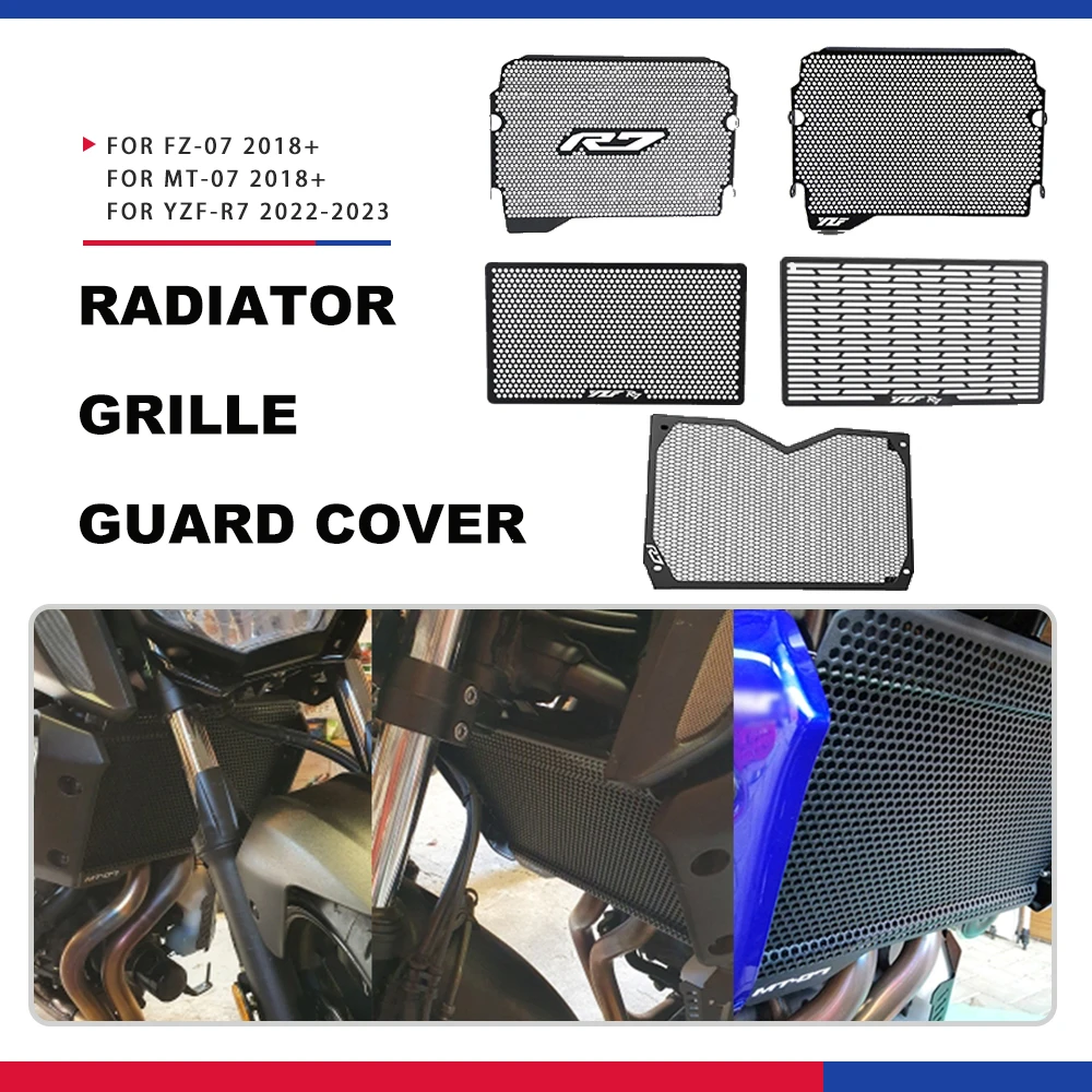 

Motorcycle Accessories YZF R7 Radiator Grille Guard Cover Protection Grill Alumiunm FOR YAMAHA YZFR7 ABS 2022-2023 YZF-R7 ABS