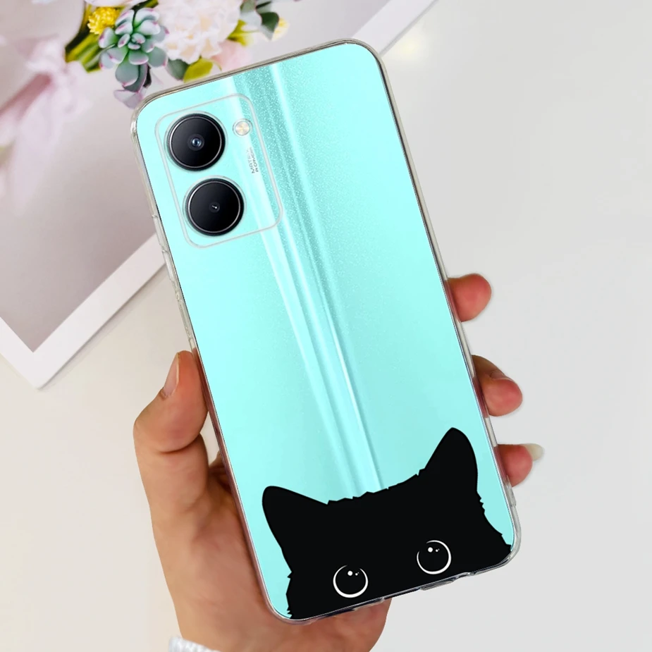 Stylish Painted Soft Silicone Back Cover – 6.5'' Phone Case