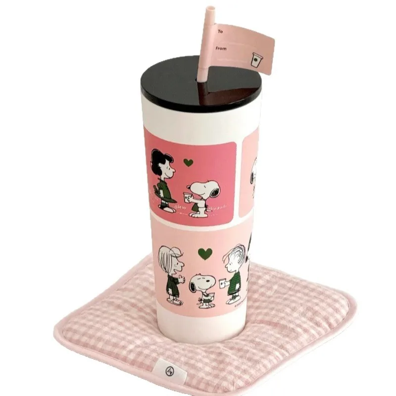 كوب قهوة سنوبي أرجواني جديد 2025 كاواي، كوب مكتبي...