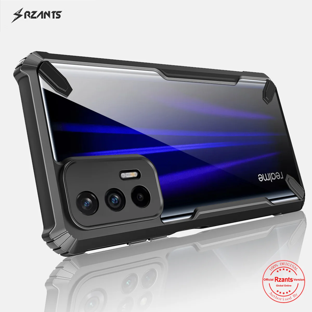 Rzants For Oppo Realme Gt Master Edition Case [Bull]  Slim Cover Casing Camera Protection Small Hole Thin Shell