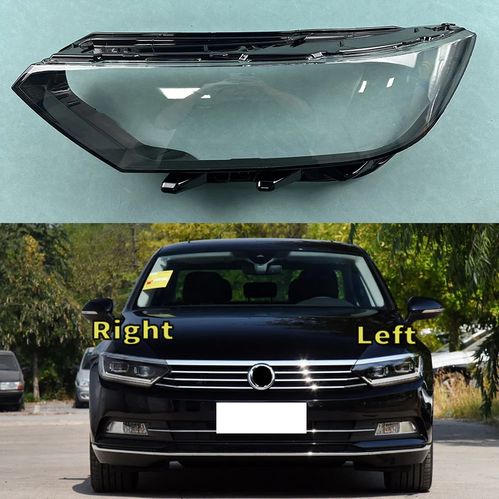 

For Volkswagen VW Magotan B8 2017 2018 2019 High Car Headlight Cover Lampcover Lampshade Lamp Glass Lens Case Auto Light Caps