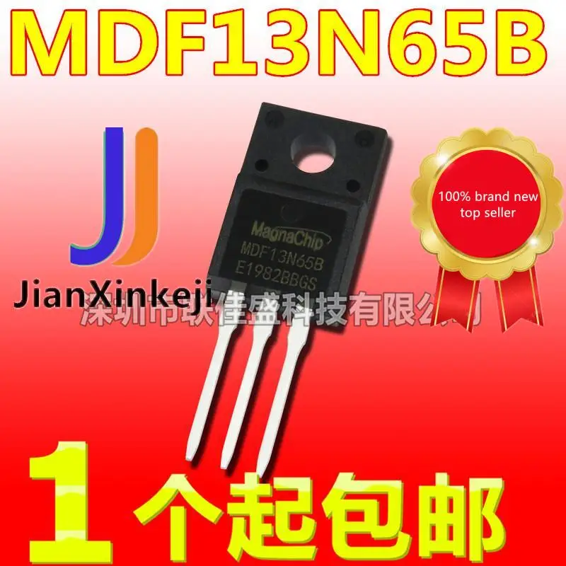 

10 шт., 100% оригинальная новая фотовспышка, модель MDF13N65B, фотовспышка, модель FQPF13N65 13A