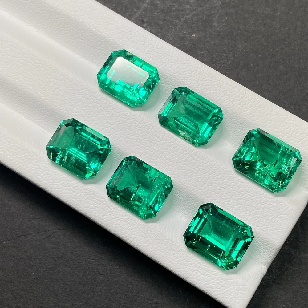Meisidian Muzo 9X7mm 2cts Octagon Shape Hydrothermal Columbian Green Emerald Stone Price