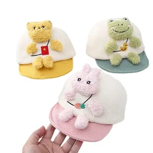 Шапка для малышей на весну и осень для детей 6-12 месяцев детская Солнцезащитная шапка Милая полосатая детская шапка