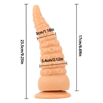 Huge Dildo Anal Plug Octopus Tentacle Dildos Suction Cup Artificial Penis Sex Toys for Men Women Prostate Massage Butt Plug 4